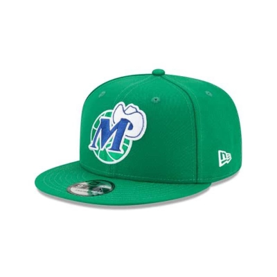 Dallas Mavericks Gorra | New Era NBA Hardwood Classic Nights 9fifty Snapback Cap Mexico - Verdes